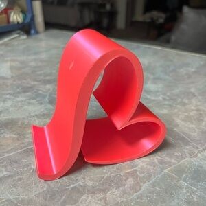 Heart Phone Stand Holder | Cute Desk Decor | 3D Printed Phone Mount Gift